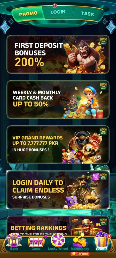 Spin Winpk Event